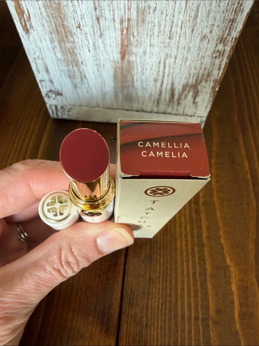 Tatcha The Kissu Lip Tint color Camelia SPF 25 Discontinued Line!!